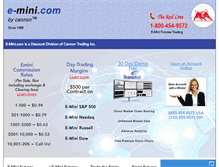 Tablet Screenshot of e-mini.com